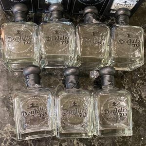 22 - empty Don Julio 70 bottles